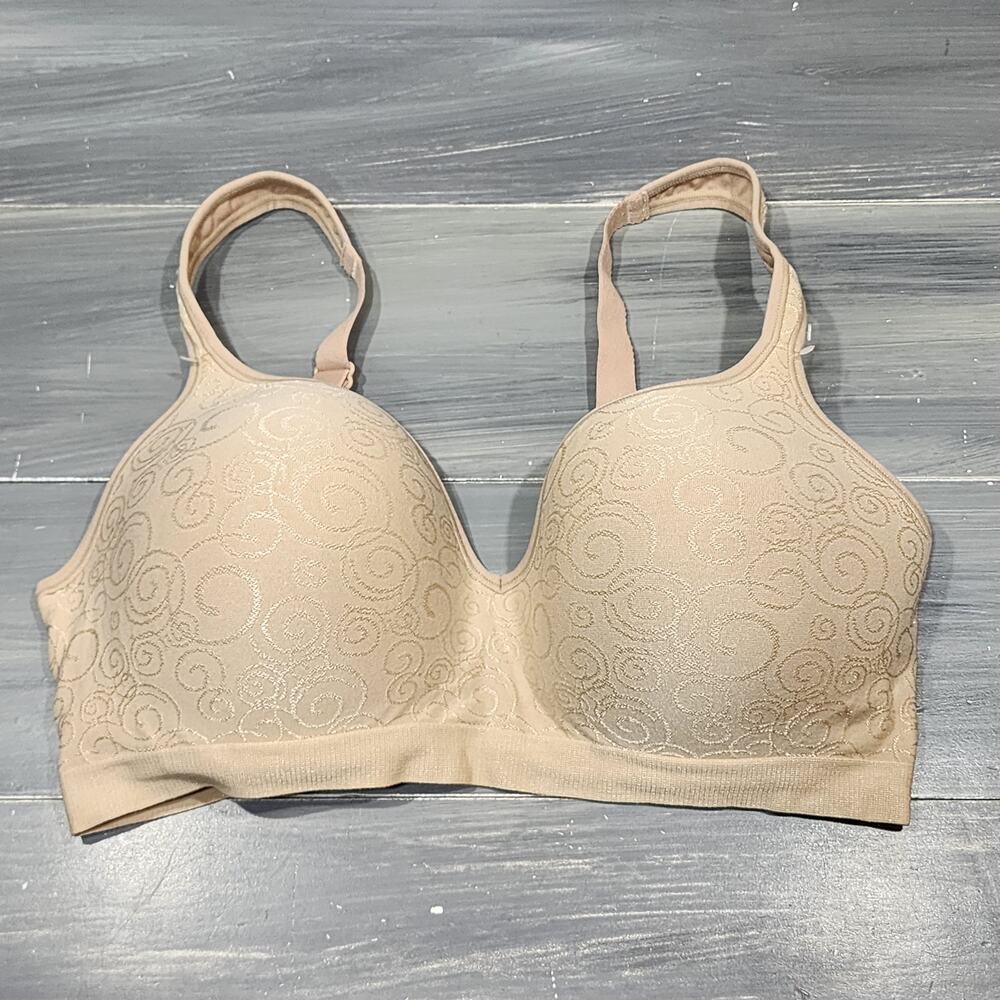 Bali Wireless Bra 40D Comfort Revolution Shaping Smoothing 3463‎ Nude Swirl